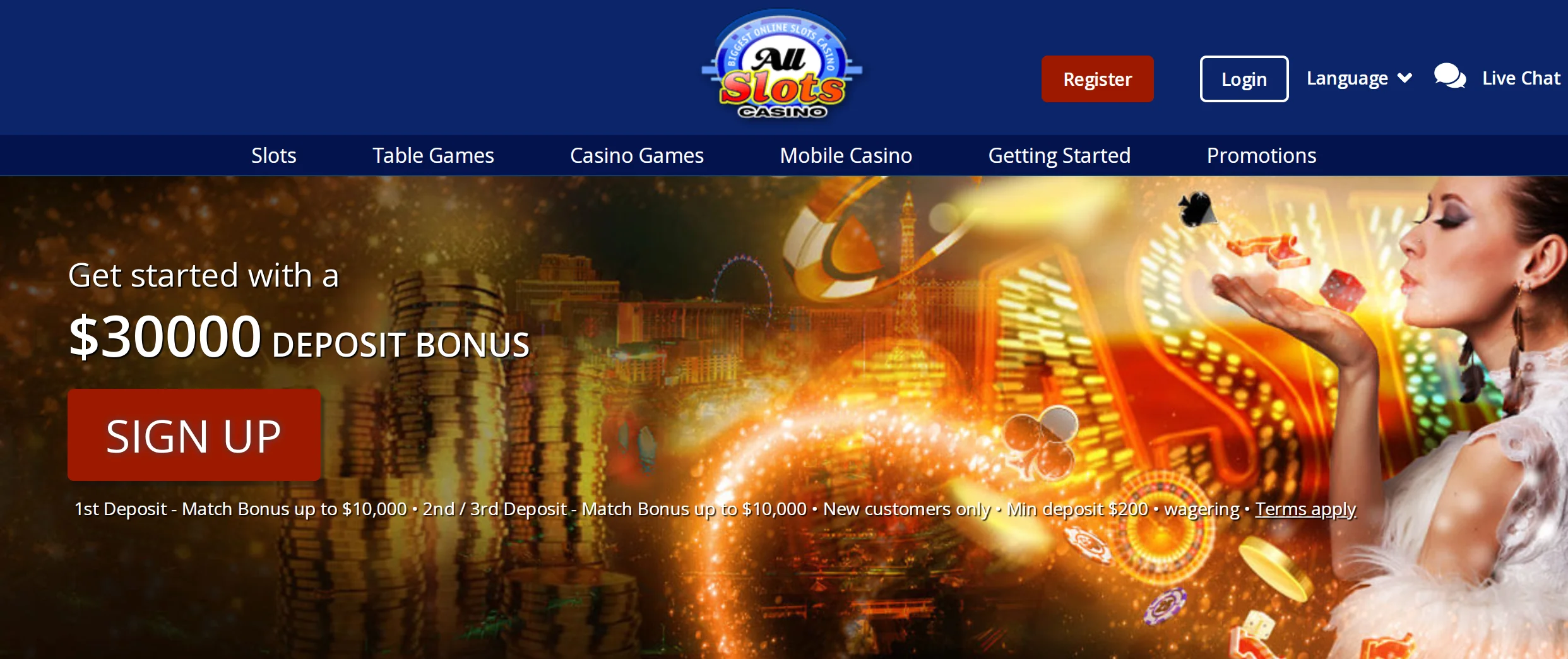All Slots Casino online confiable